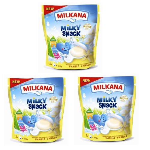 Phô mai Milkana sữa trẻ em vị vani 5x20g